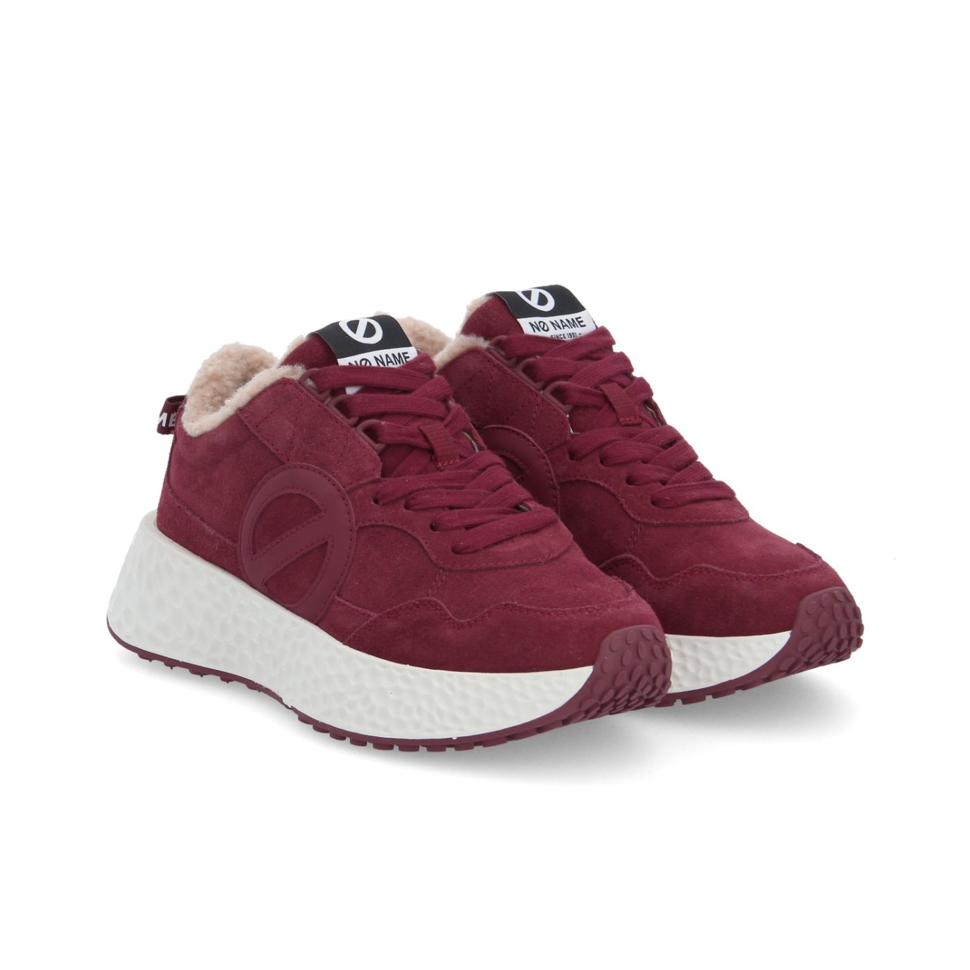 CARTER JOGGER W - SUEDE/COCOON - CHERRY